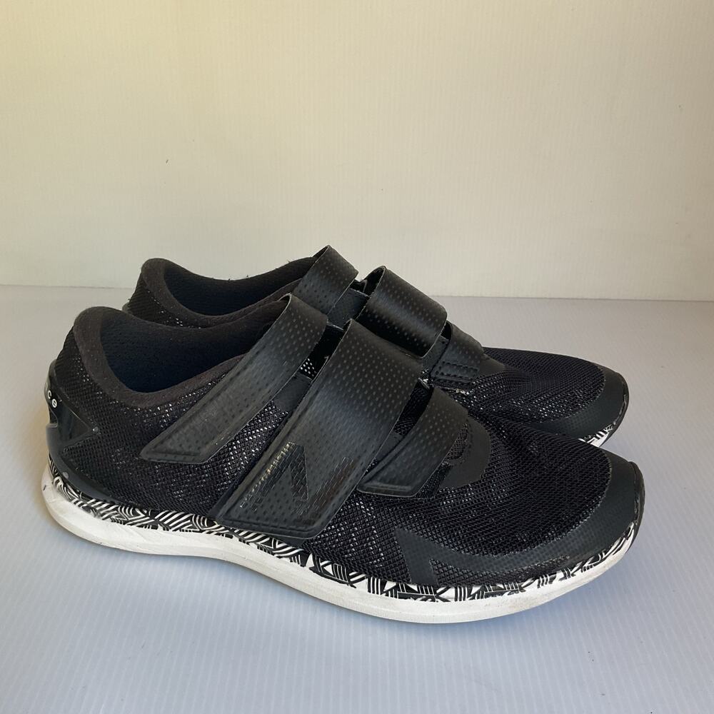 New Balance NB Cycle Indoor Cycling Shoes Black Velcro Strap Women’s 8.5 (EU 40 - Picture 3 of 10